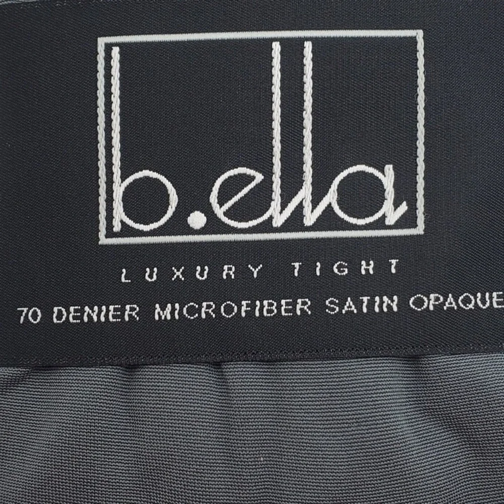 Gray Sheer to Waist Tights MEDIUM B.ella 70 Denier Microfiber Fall Satin New M